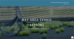 Desktop Screenshot of bayareatennislessons.com